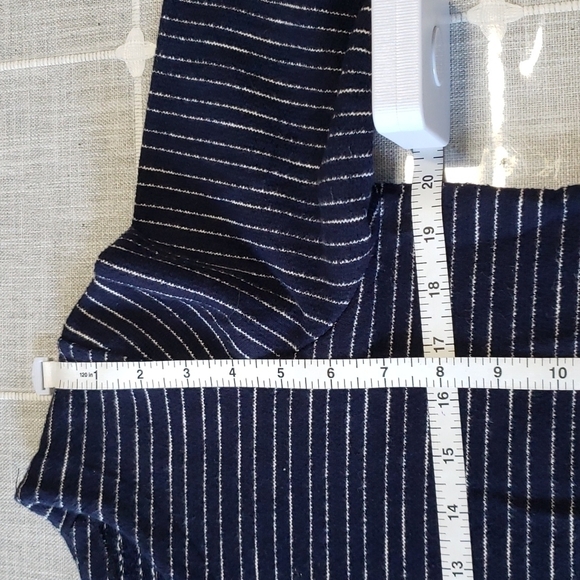 MADEWELL Striped Side-Lace Top, Size S - Picture 12 of 15